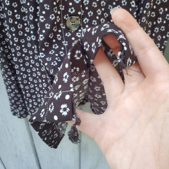 Free People Floral Balloon Sleeve Wonderland Dress - Picture 12 of 16